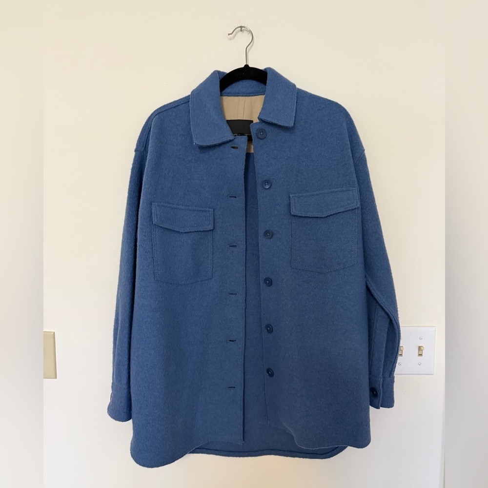 Italian wool Banana Republic shirt jacket